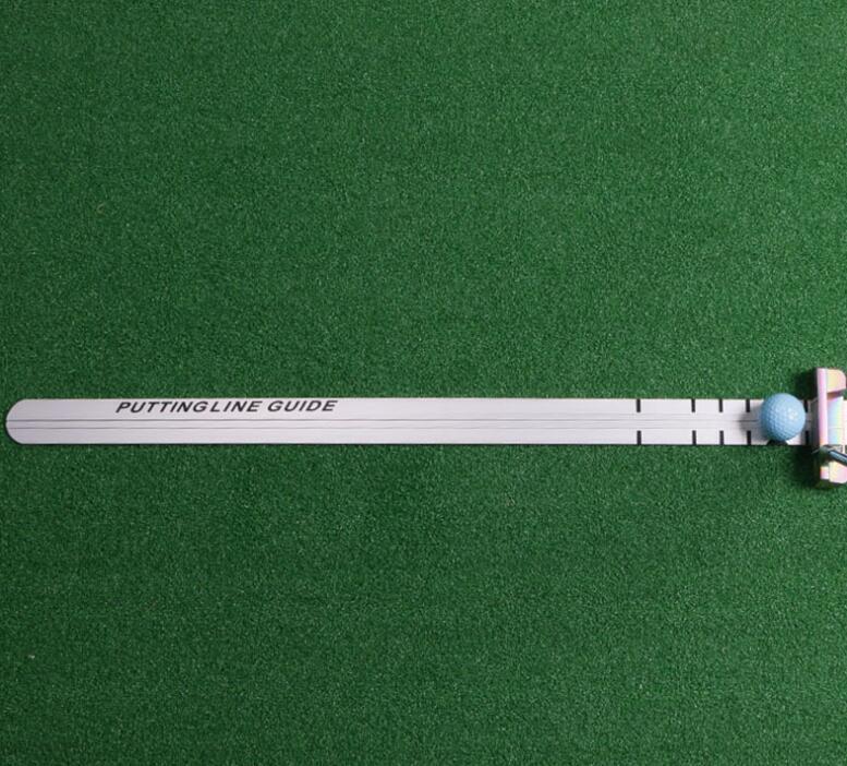新作上質パター練習レール パターの癖確認ゴルフ練習 ゴルフ練習用品 パター ゴルフ練習器具 パッティングフォーム 室内 屋外 パターレール拍卖