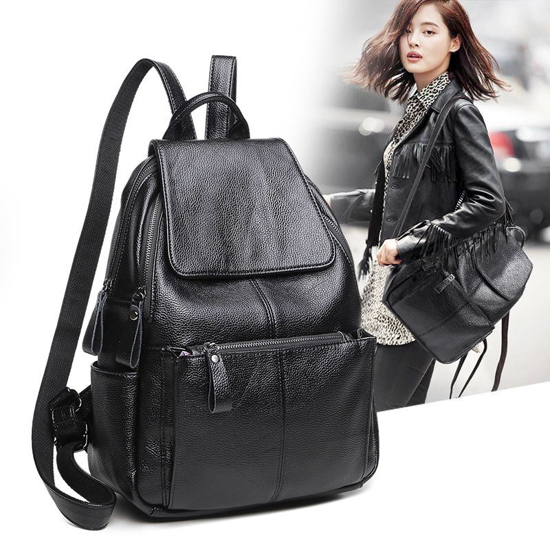 新入荷本革 リュック レディース リュックサック バックパックリュックマザーズバッグ ハンドバッグ ショルダーバッグ ブラック拍卖