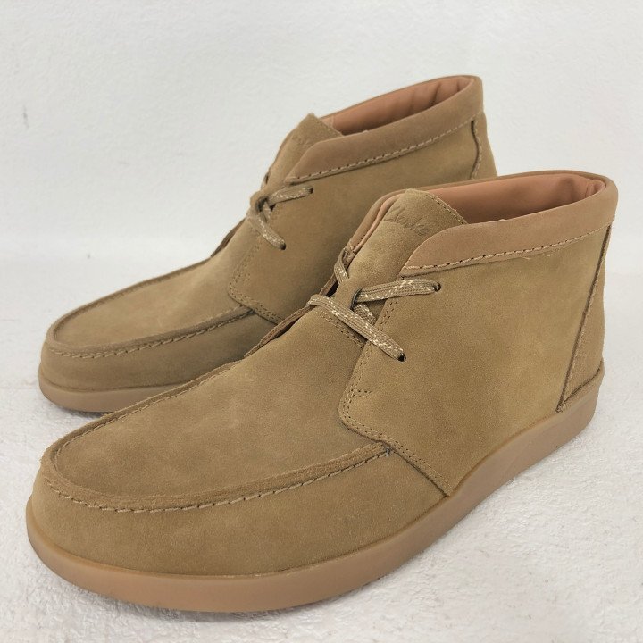 Clarks クラークス スウェード チャッカブーツ SIZE: 26.5cm UK8 US9 ベージュ MH632025071429拍卖