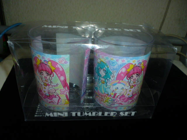 レトロ 未使用 トゥインクルプリキュア ミニタンブラー2個入り AS樹脂拍卖