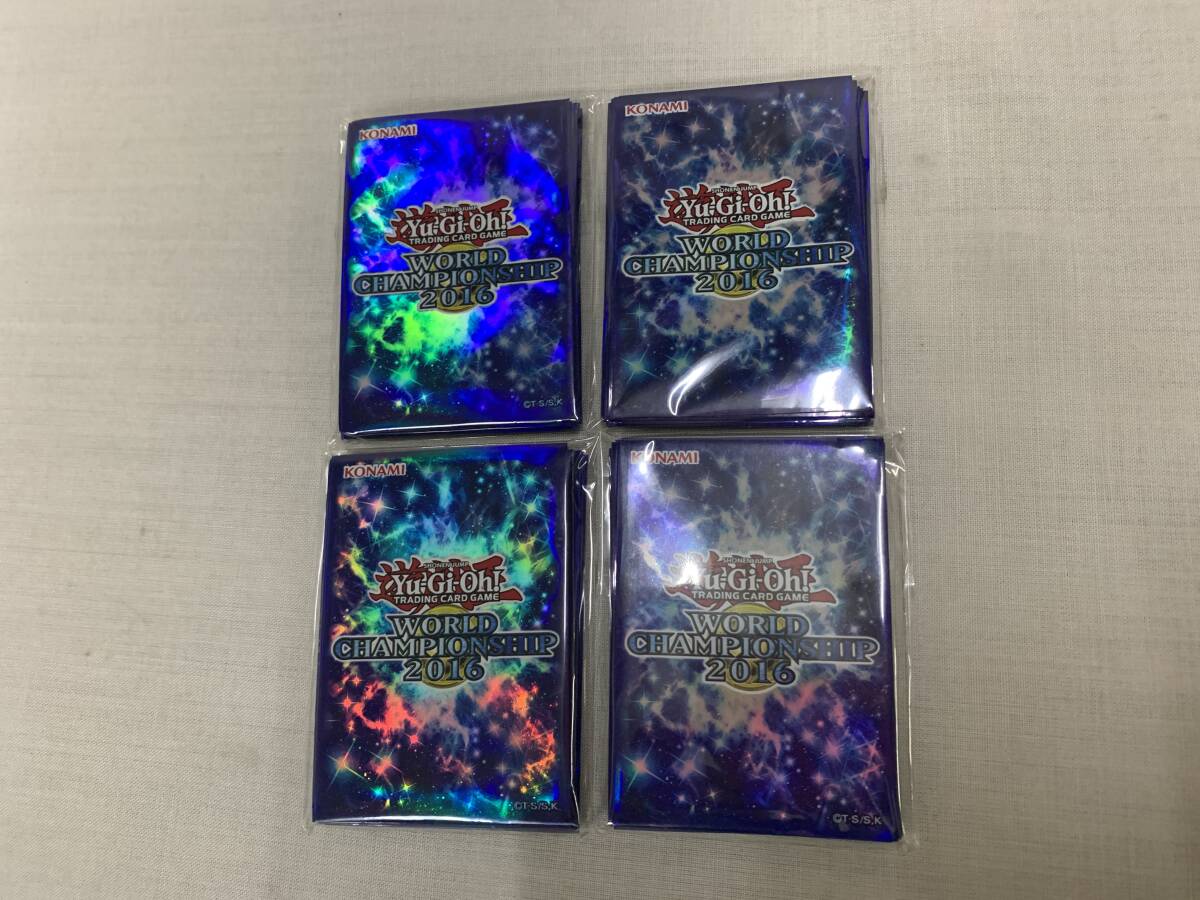 遊戯王 ワールドチャンピオンシップ2016 プロテクターx4袋 ㈱コナミデジタルエンタテイメント拍卖