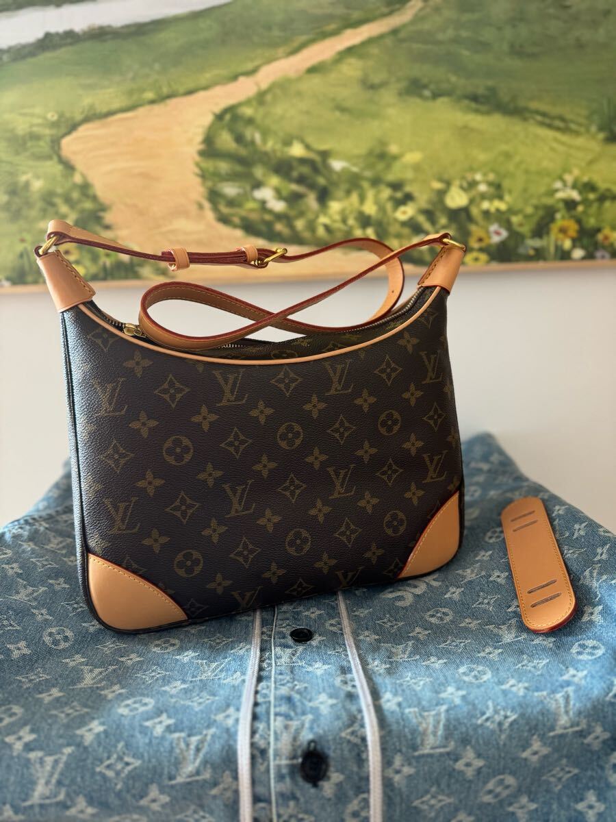 1円~【美品】 LOUIS VUITTON ルイヴィトン モノグラム ブローニュ PM M51265 ショルダーバッグ ブローニュ30 ブラウン拍卖
