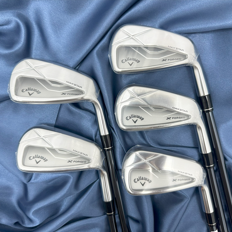 【新品】キャロウェイ X フォージド マックス スター アイアン 5本セット #6-PW リコイル ダート (6T) カーボン拍卖