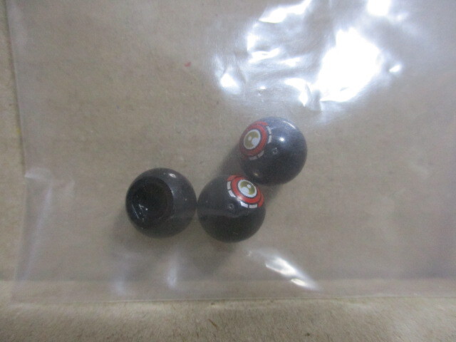 レゴ テクパーツ プリントミニボール 黒3個 新品拍卖