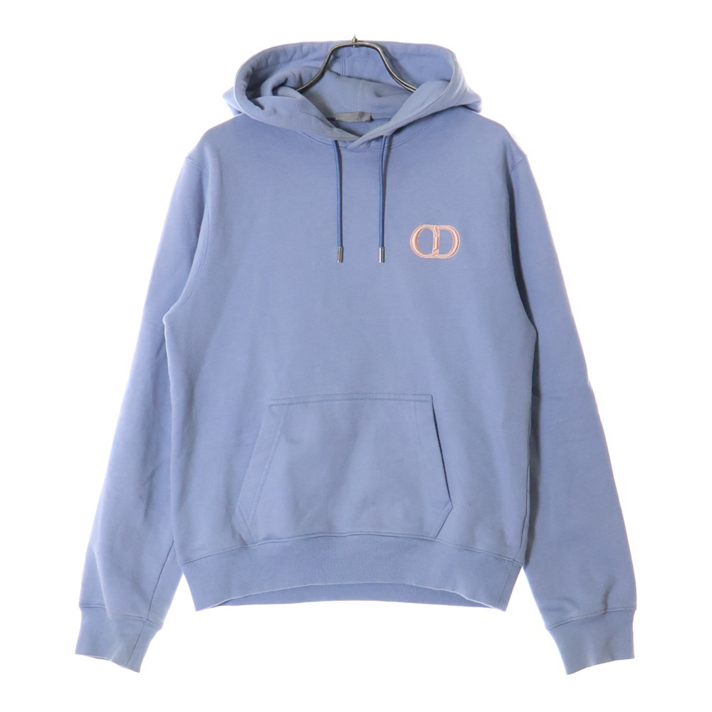 Christian Dior クリスチャンディオール 23AW CDアイコンフーデッドプルオーバースウェットパーカー フーディー ブルー 113J698A0531拍卖