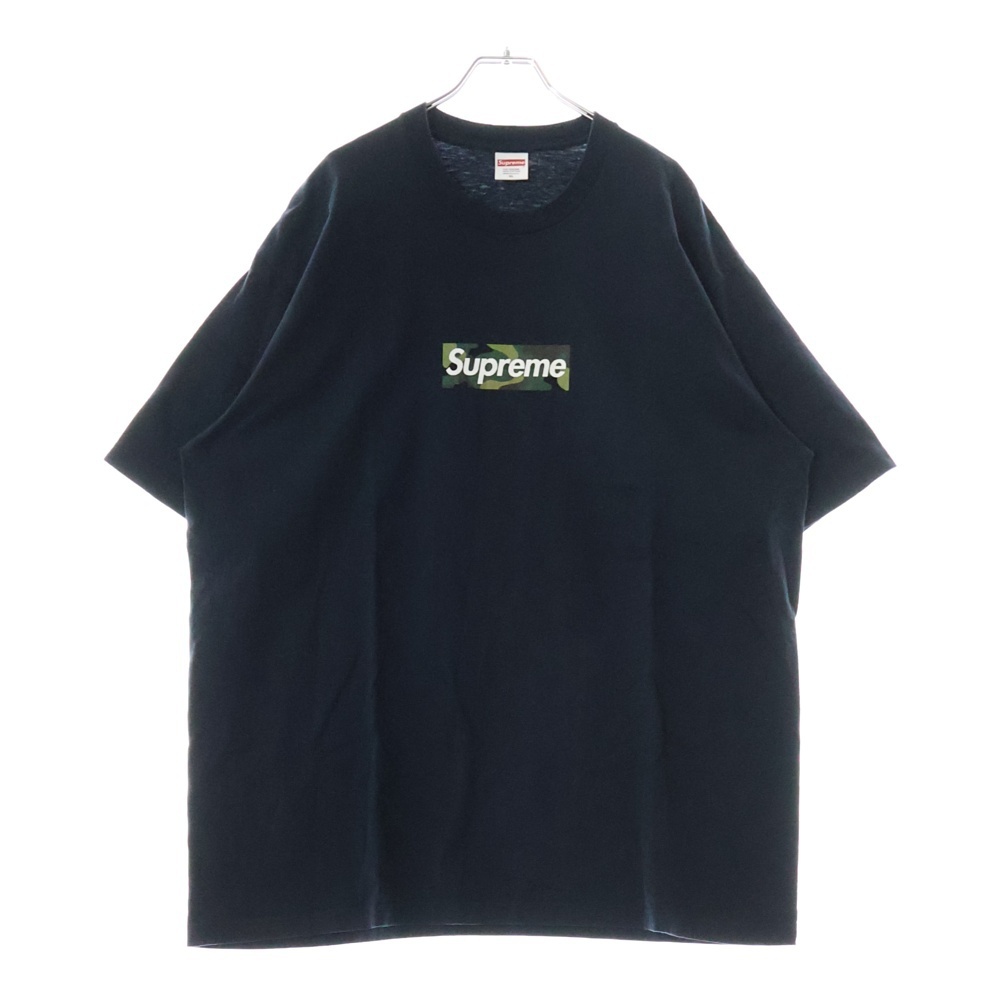 SUPREME シュプリーム 23AW Box Logo Tee ボックスロゴプリントTシャツ ネイビー拍卖