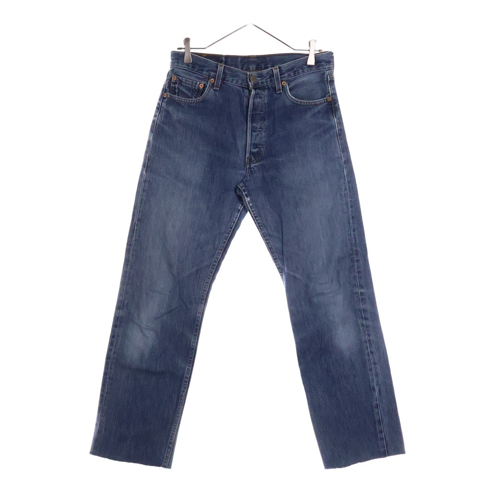 Levi's リーバイス 90s 501 ボタン裏刻印553 デニム パンツ インディゴ カットオフ拍卖