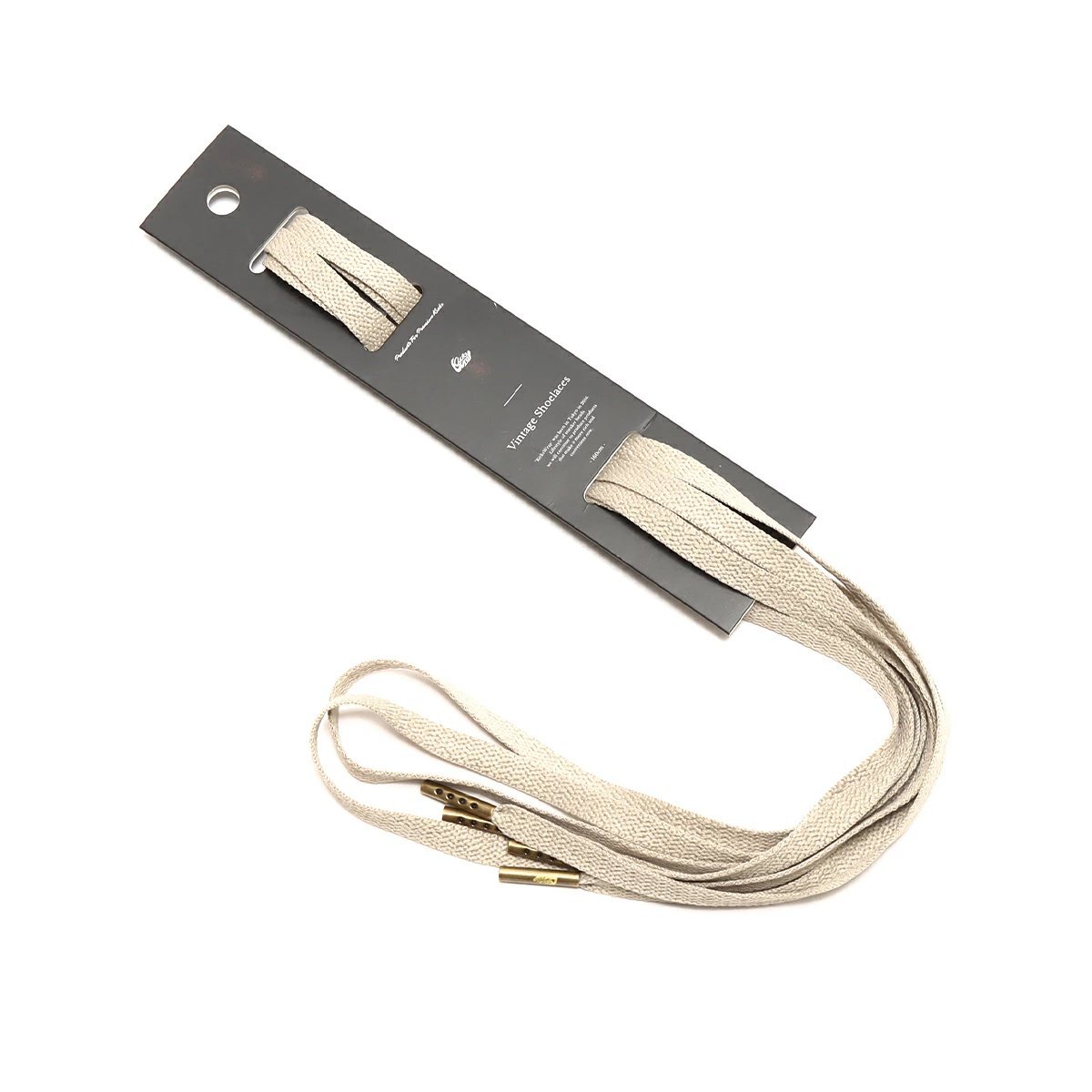 キックスラップ Vintage Shoelaces Greige 160cm ヴィンテージシューレース グレージュ KW-060拍卖