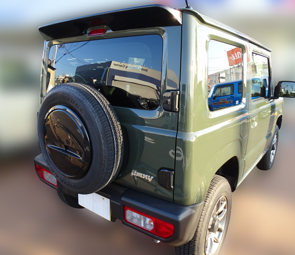 商品製造工場紹介動画付 ジムニー JB64系 シエラJB74系 リアスポイラー カーボン調 リアゲートヒンジカバーセット 純正バックドア専用拍卖