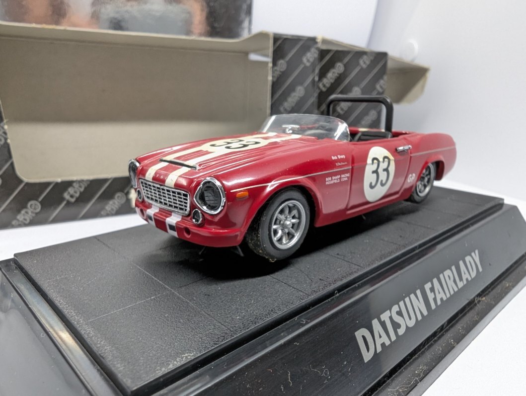 レア!! 絶版!! エブロ 1/43 ダットサン・フェアレディ No.33 SCCA レース 拍卖