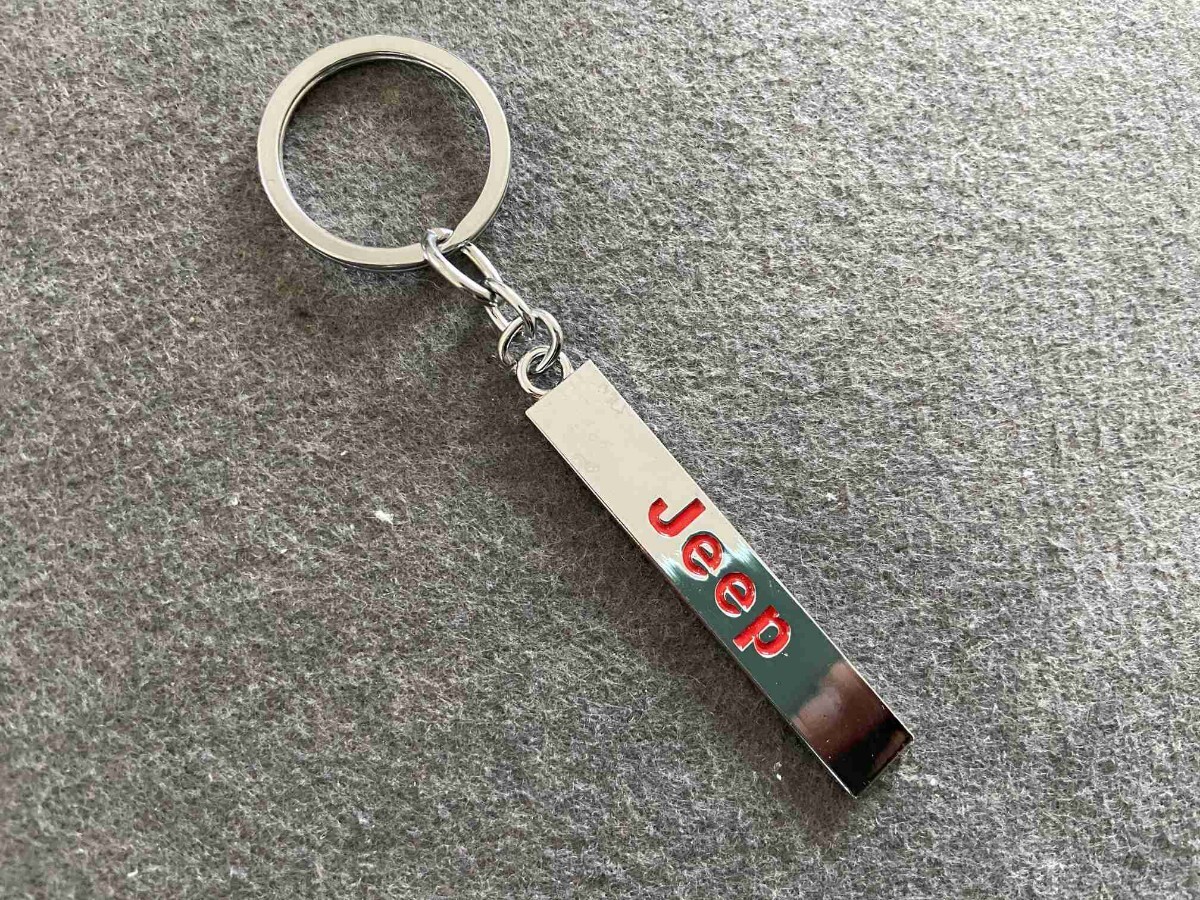 ジープ JEEP 230番 キーホルダー オシャレ キーリング メンズ レディース兼用 高級感 車鍵アクセサリー拍卖
