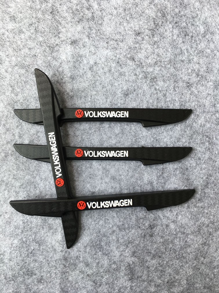 フォルクスワーゲン サイドドアガード ドアトリム 4枚入れ サイドドアバンパー 保護ステッカー 傷防止 車用ドアガード 拍卖