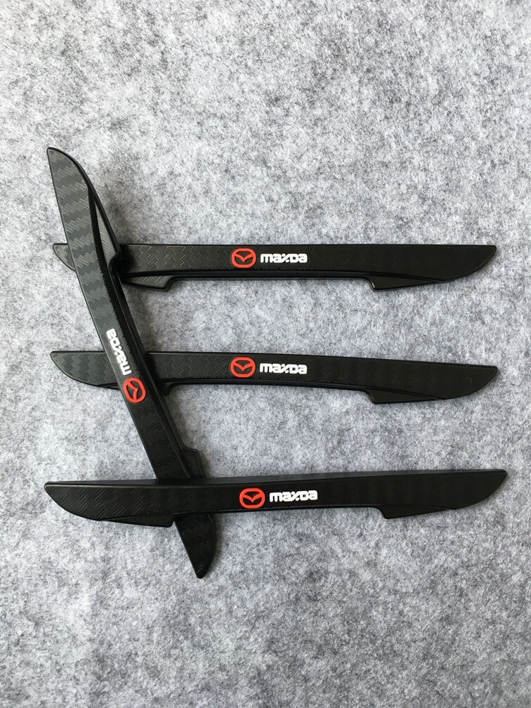 マツダ MAZDA サイドドアガード ドアトリム 4枚入れ サイドドアバンパー 保護ステッカー 傷防止 車用ドアガード 拍卖