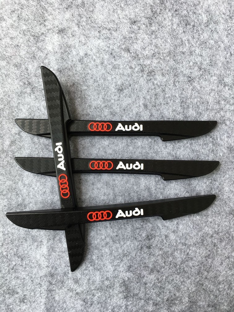 アウディ AUDI サイドドアガード ドアトリム 4枚入れ サイドドアバンパー 保護ステッカー 傷防止 車用ドアガード 拍卖