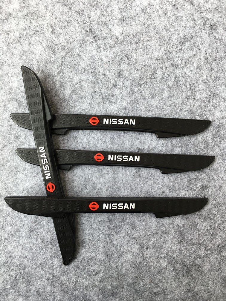 日産 NISSAN サイドドアガード ドアトリム 4枚入れ サイドドアバンパー 保護ステッカー 傷防止 車用ドアガード 拍卖