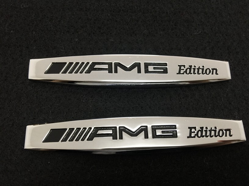 メルセデス・ベンツ AMG 02番 ステッカー エンブレム スクラッチを隠す 自動車 外装 ステンレススチール材質 2個セット拍卖
