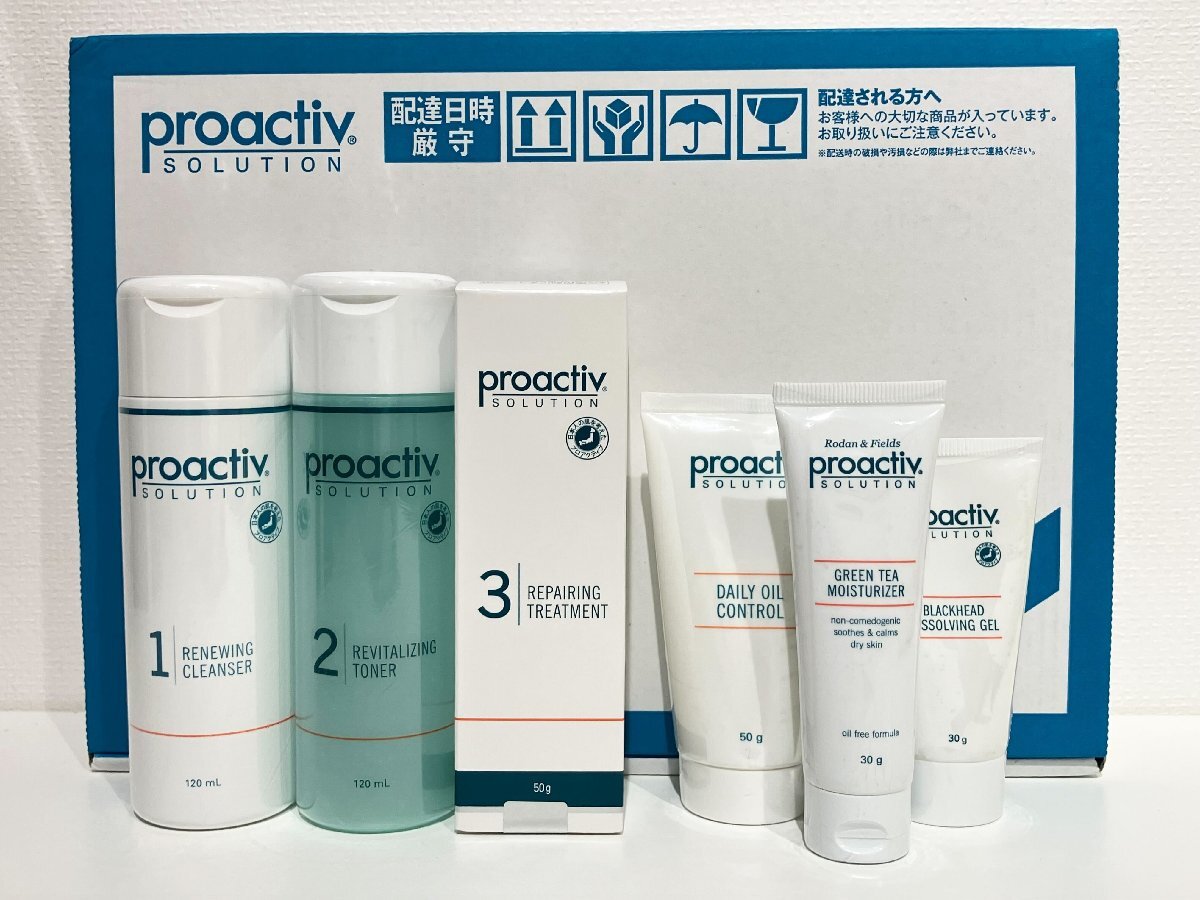 【S87343】proactiv プロアクティブ 基礎化粧品 6点セット 洗顔料 / 化粧水 / クリーム / 美容液 / パック / 保湿液 中古品 未開封品拍卖
