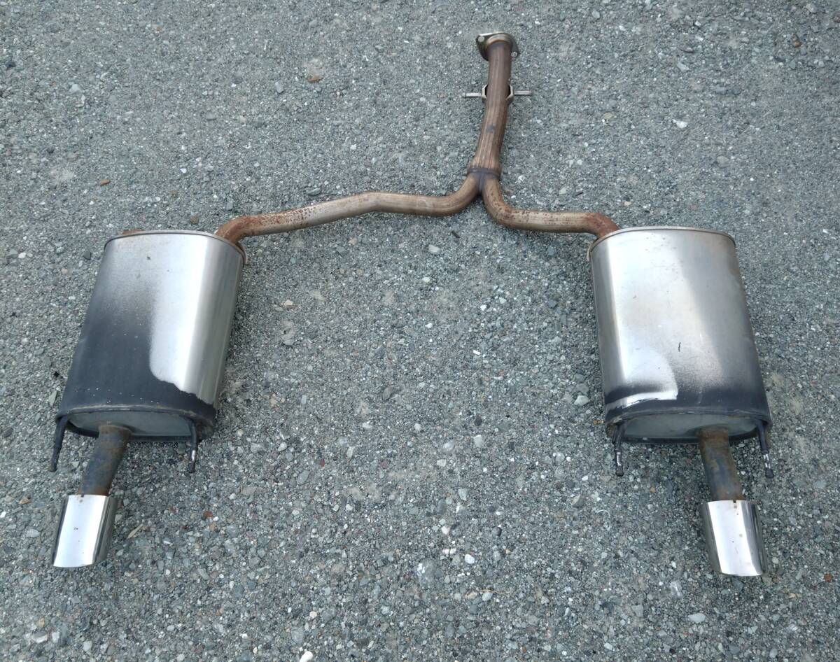 ゼロクラウン アスリート GRS180 GRS182 リアピース 車検 検査戻し 左右2本出し 純正 ノーマル SANGO 23101 SANGO 13115拍卖