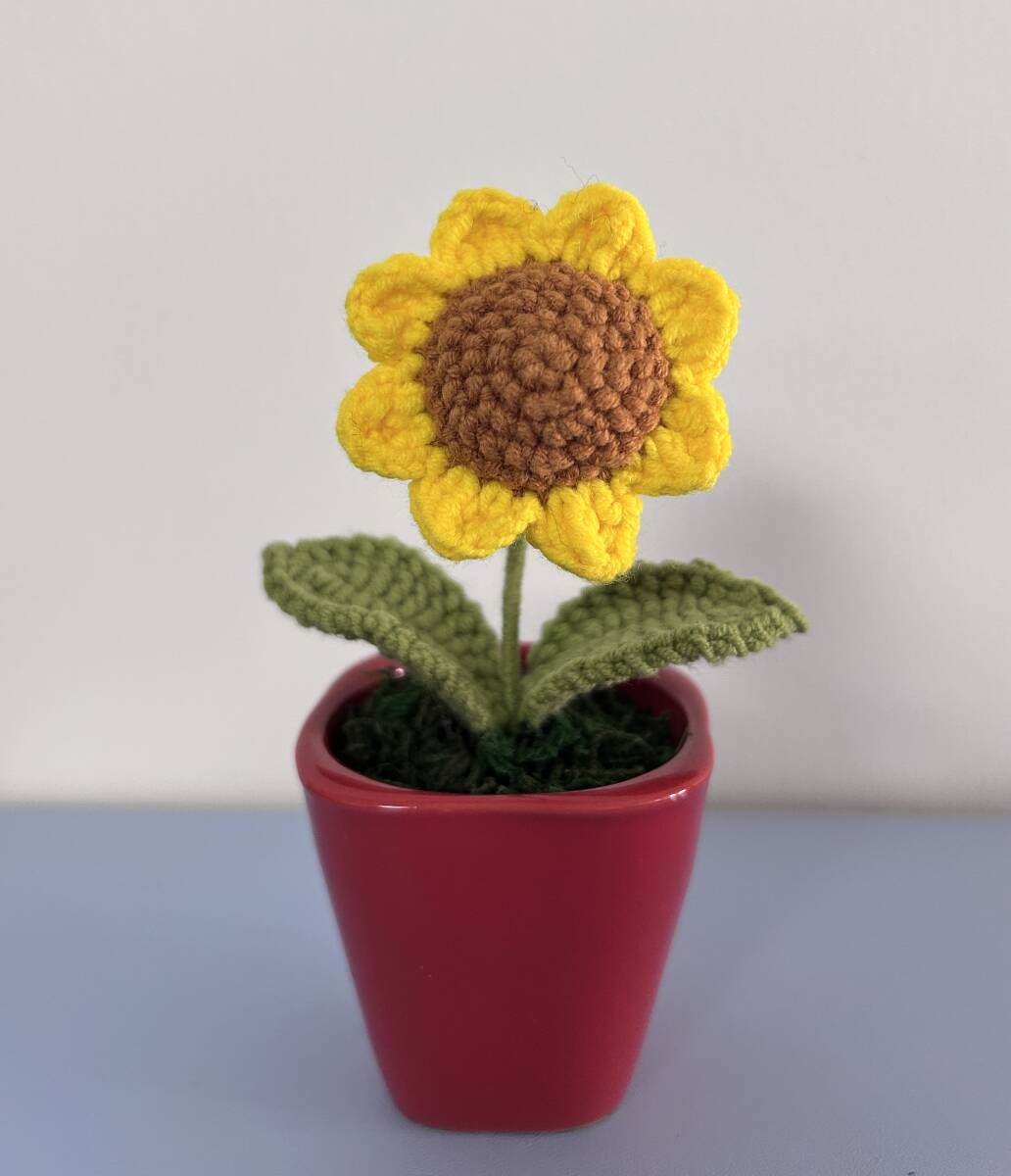 編みぐるみ あみぐるみ ハンドメイドアートフラワー 1体 2ー1拍卖