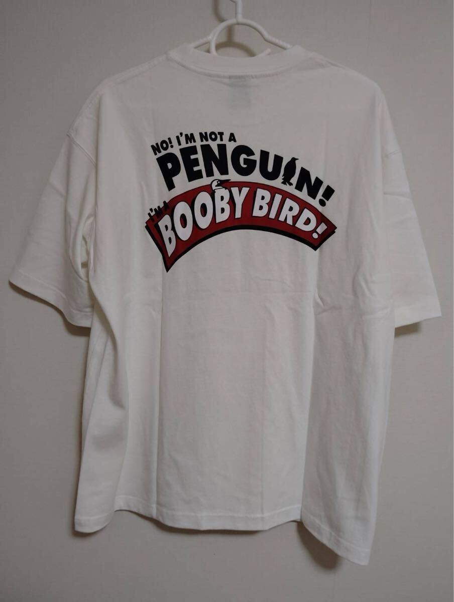 新品チャムスCHUMS半袖TシャツアイムアブービーバードTシャツカットソーバックプリントホワイト白オーバーサイズビッグシルエットMメンズ拍卖