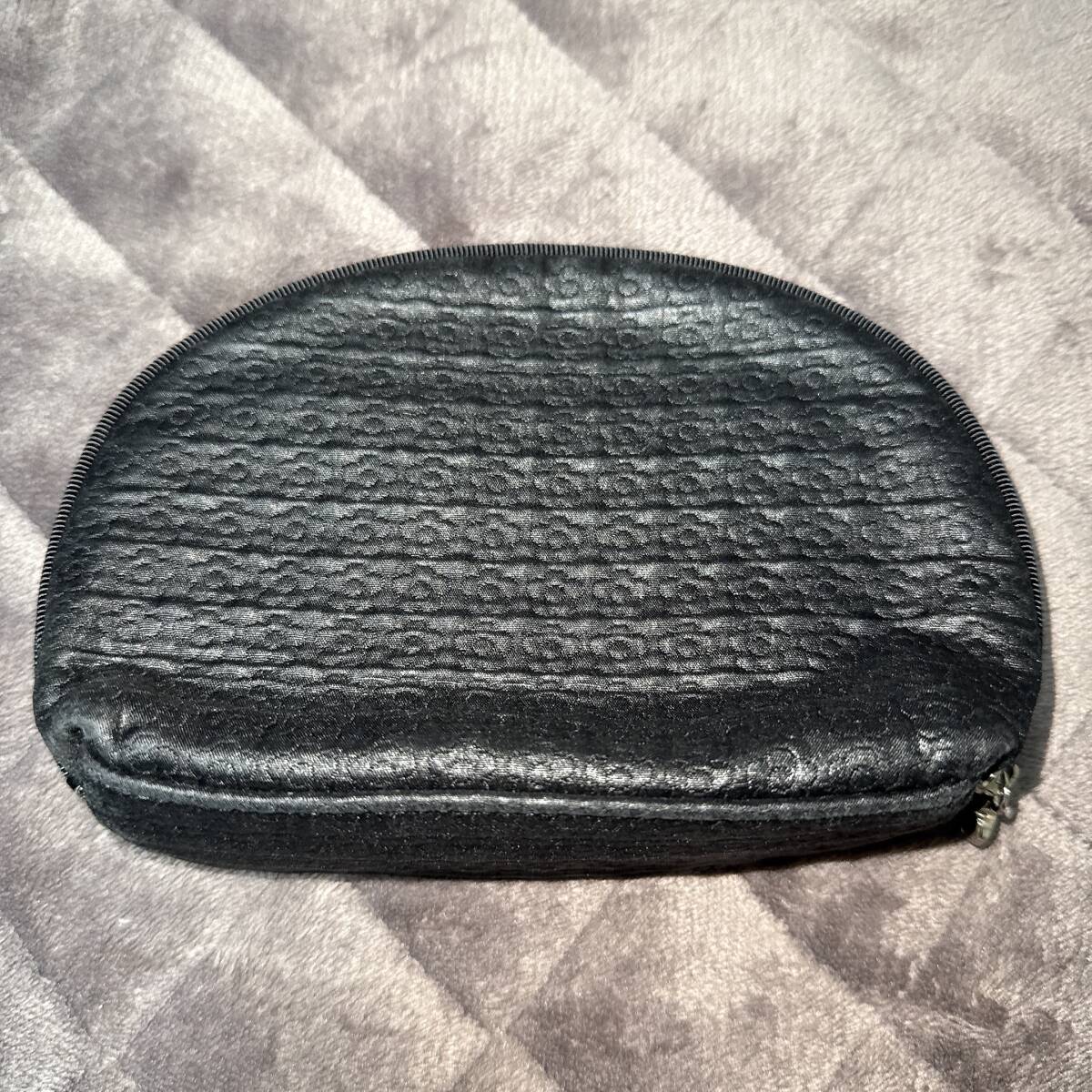 【極美品】 MARY QUANT LONDON マリークワント ポーチ ブラック コスメポーチ 化粧ポーチ アクセサリーポーチ 日本製拍卖