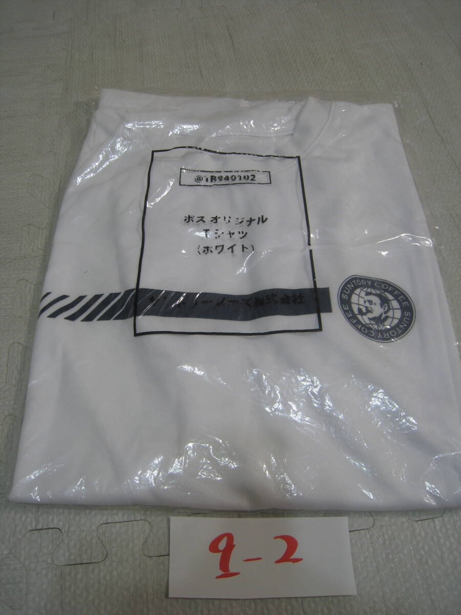 未開封 即決 NO.9 2 サントリー ボス オリジナル Tシャツ Fサイズ ホワイト BOSS coffee 非売品拍卖