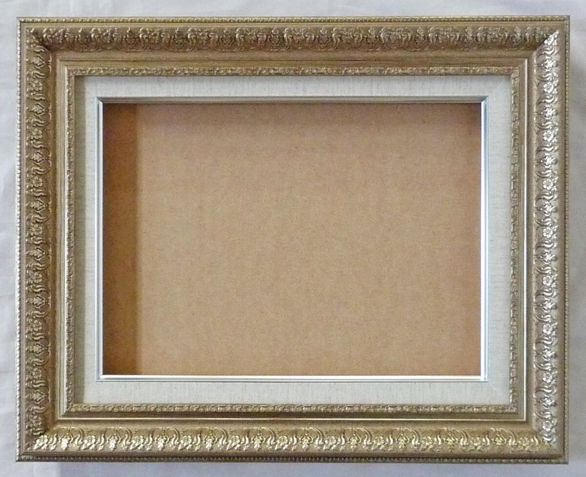 油絵/油彩額縁 樹脂製フレーム 早いもの勝ち! 業者様・まとめ買いの方用 大特価! 3枚1セット SP-231 サイズ F10号 シルバー 金拍卖