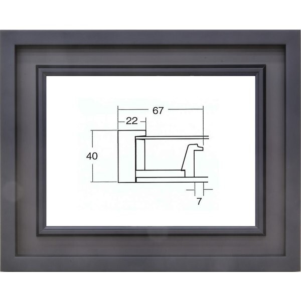 油絵/油彩額縁 木製フレーム アクリル付 3441N サイズ WSM ブラック 黒拍卖