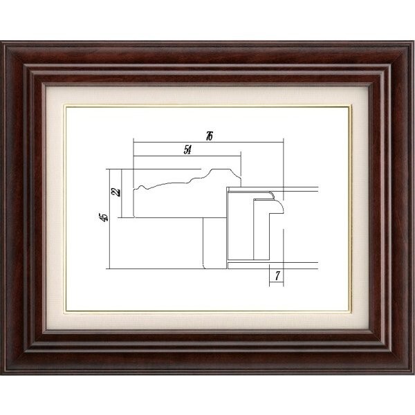 額縁 油絵用 木製フレーム アクリル付 7741 サイズ F15号 シタン拍卖