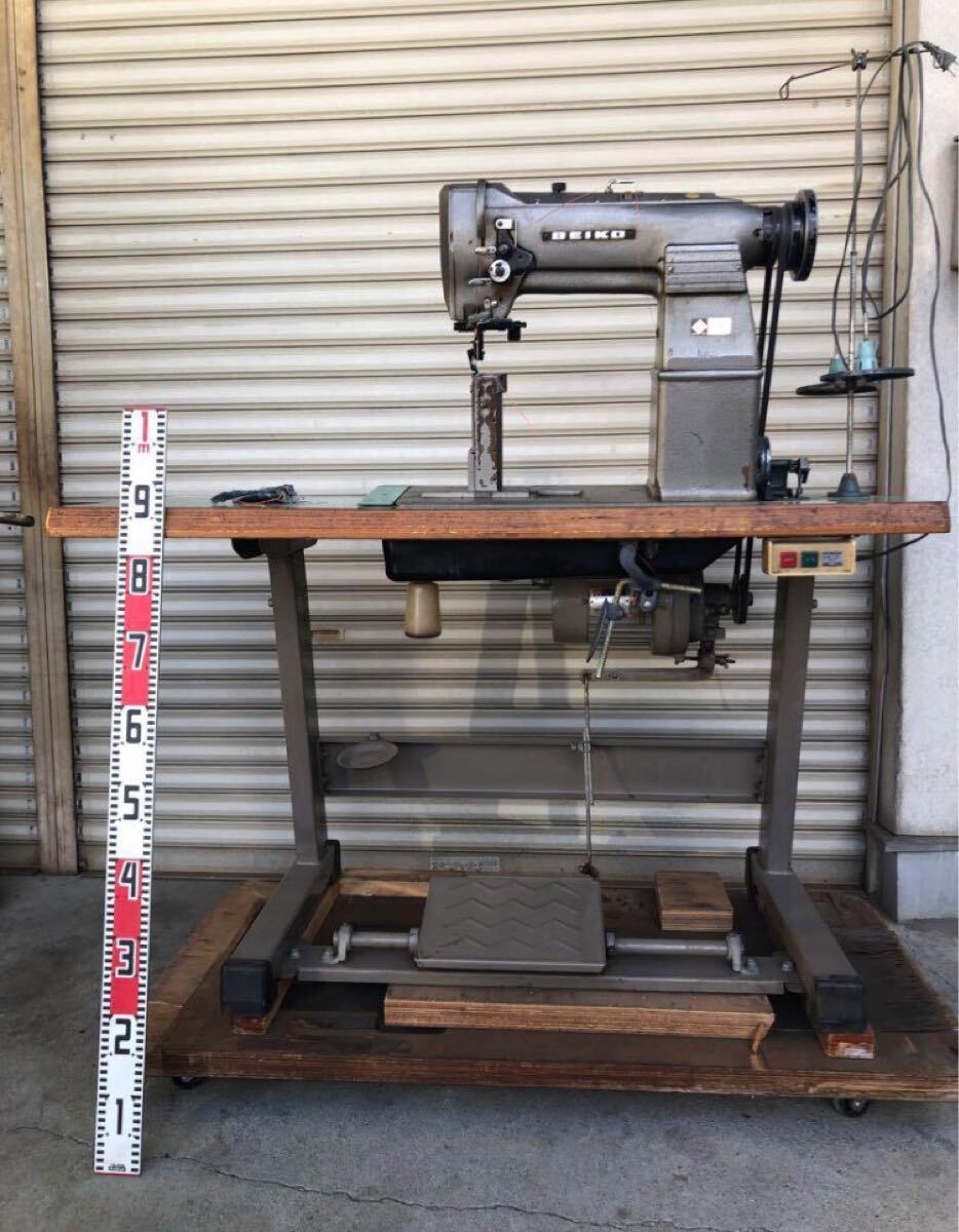 セイコー LPW-6 ポストミシン 工業用ミシン ハンドクラフト バック制作等に拍卖