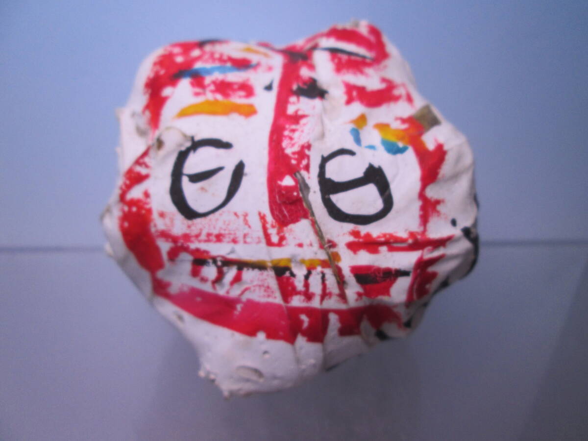 ☆現代美術家 具体 堀尾貞治 2004 猿の置物 干支 申 オブジェ 紙にガッシュ 箱無 真作保証 具体美術協会会員 Horio Sadaharu /吉原治良拍卖