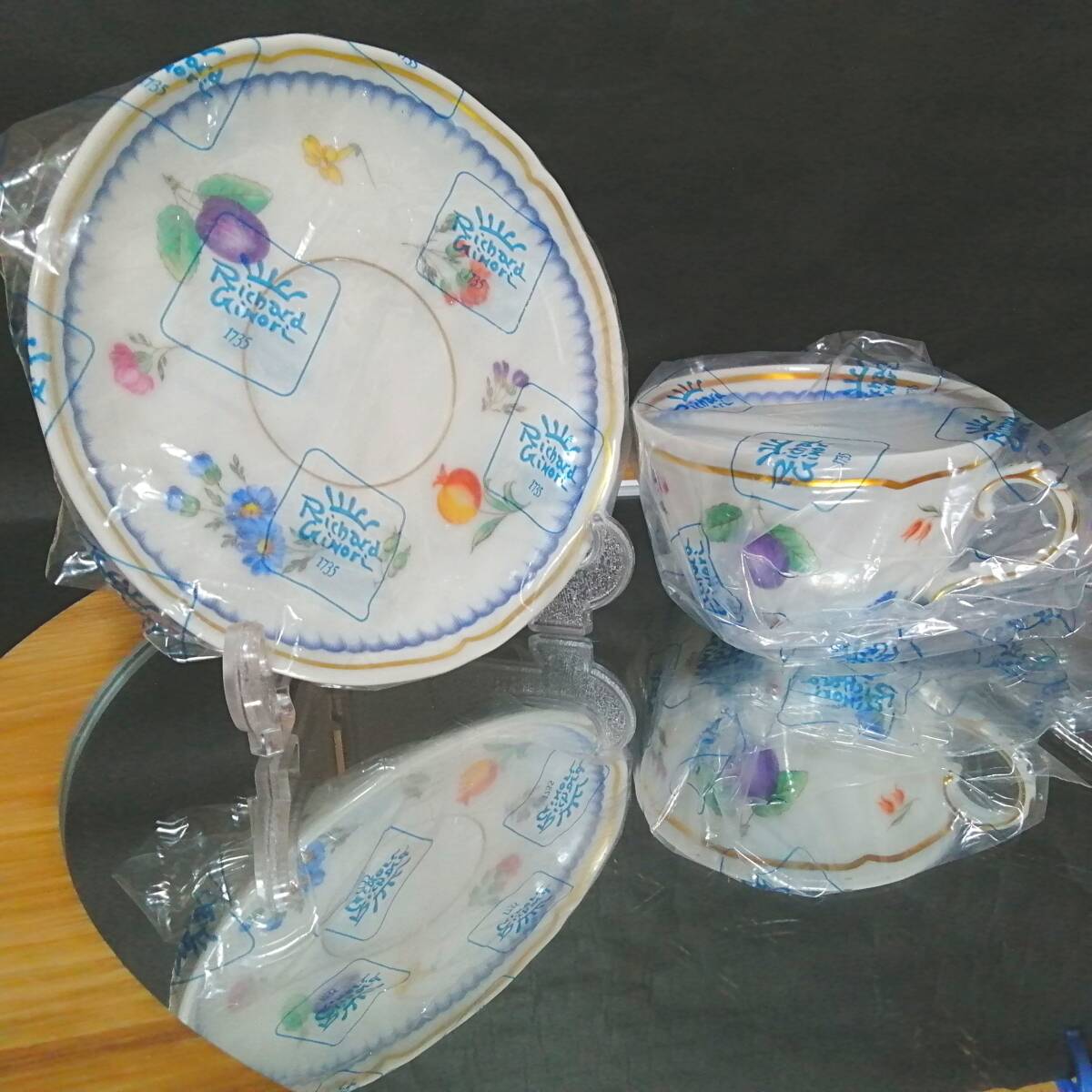 未使用◇自宅保管 リチャードジノリ イタリアンフルーツ カップ&ソーサー Richard Ginori A ※柄注意拍卖