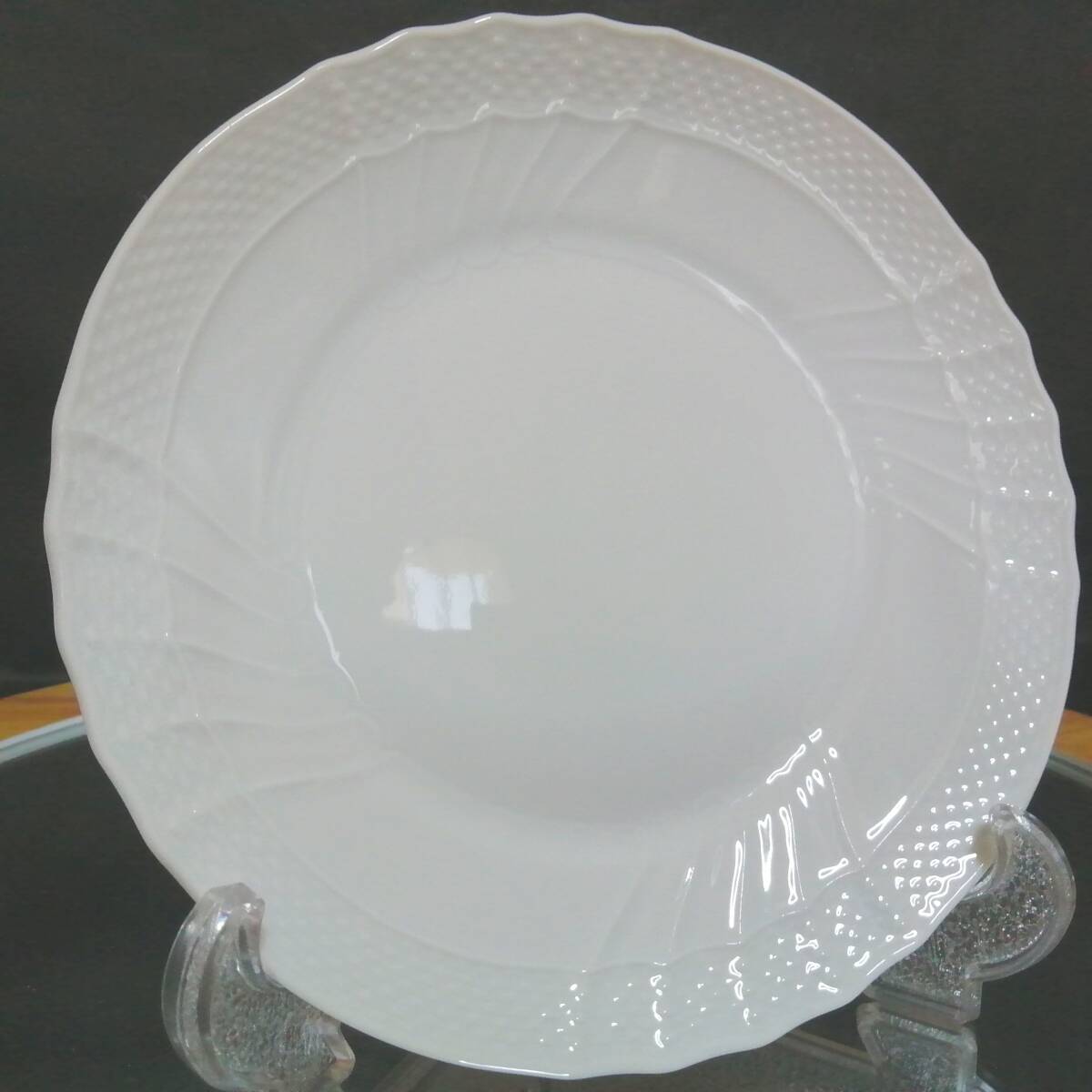 15CM 未使用◇自宅保管 リチャードジノリ ベッキオホワイト プレート RICHARD GINORI ※追加出品予定あり拍卖