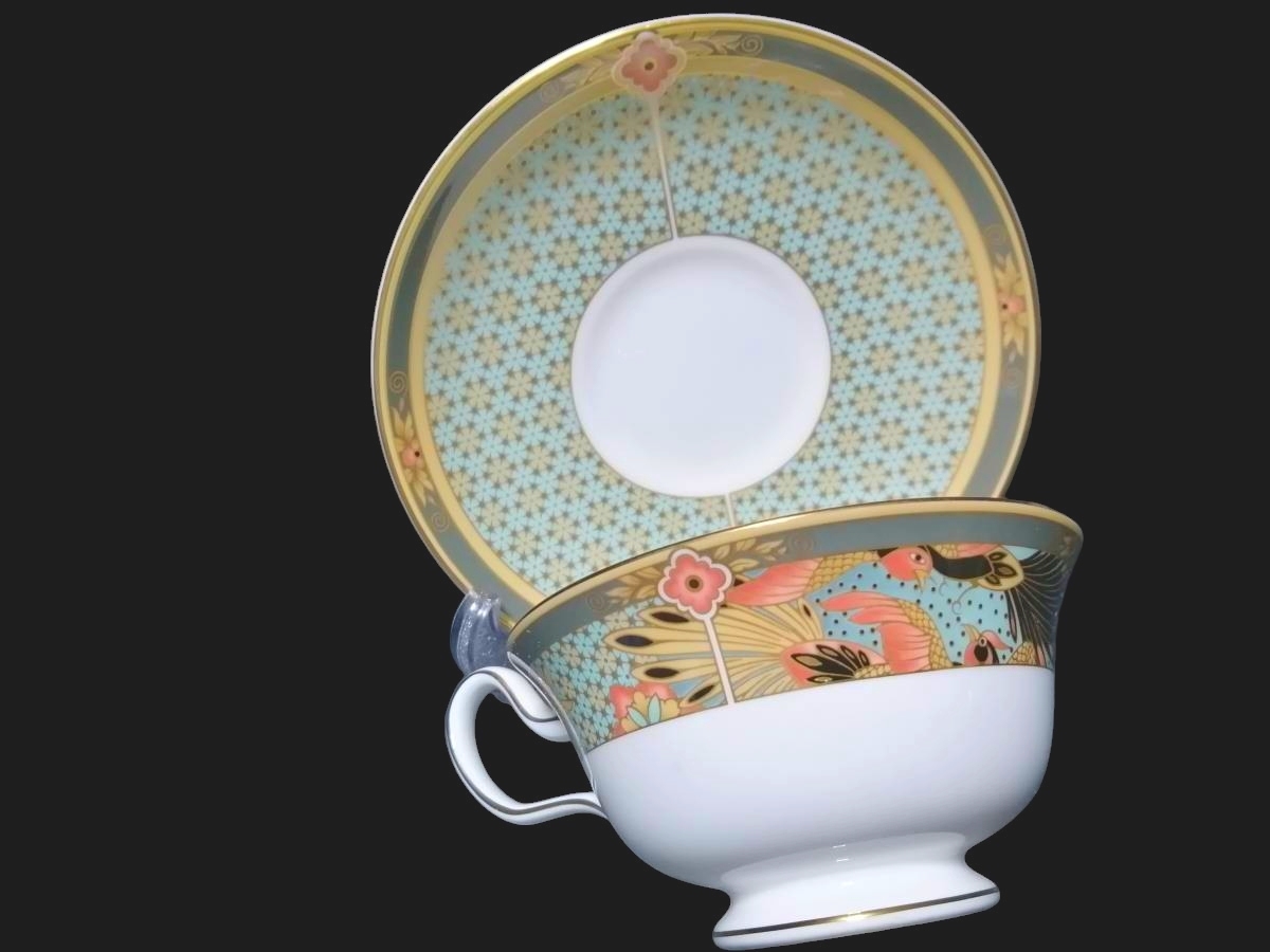 壺印 未使用◇自宅保管 ウェッジウッド サマルカンド カップ&ソーサー ピオニー WEDGWOOD SAMARKHAND拍卖