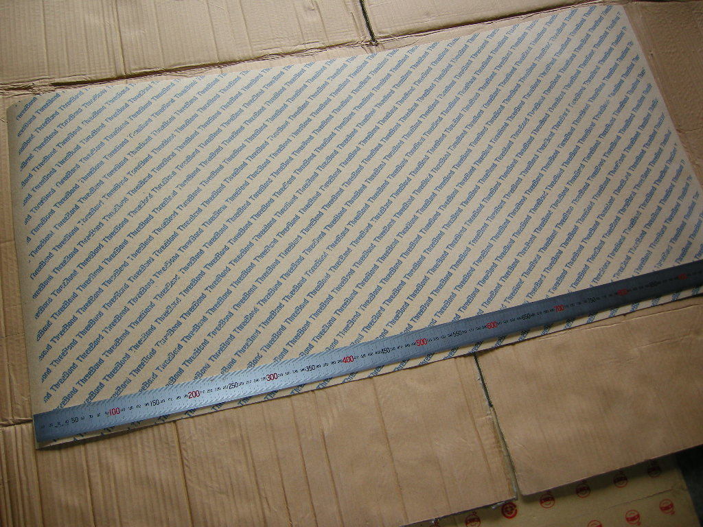 送¥920 1.0mm厚 高品質 スリーボンド製 ガスケット シート パッキンシート 100cm×50cm 150°耐熱 耐ガソリン 耐油 耐溶剤 あると便利です拍卖