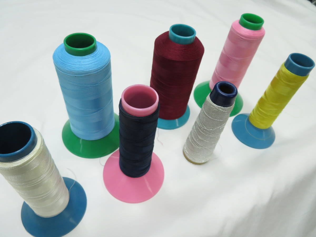 やんちゃなセール (F-110) ミシン糸 セット フィラメント 業務用 お得用 工業用 オーバーロック スパン糸 より光沢 安い 中古手縫い日本製拍卖