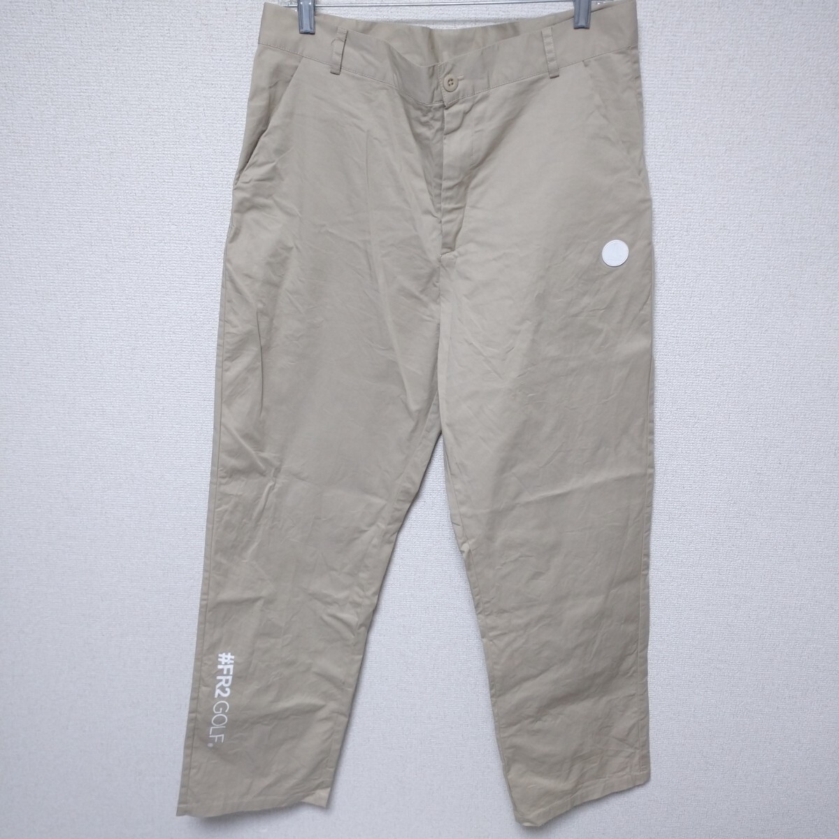 美品 FR2 GOLF エフアール2 XL パンツ ベージュ エフアールツー ゴルフ 希少サイズ ウサギ拍卖