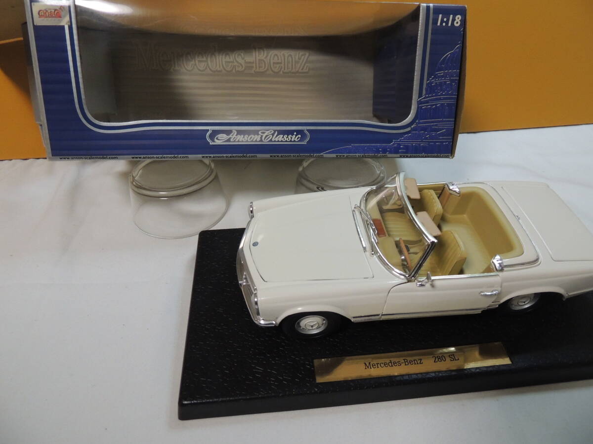 【ミニチュア】アンソンクラシック 1/18 メルセデス・ベンツ 280SL ANSON拍卖