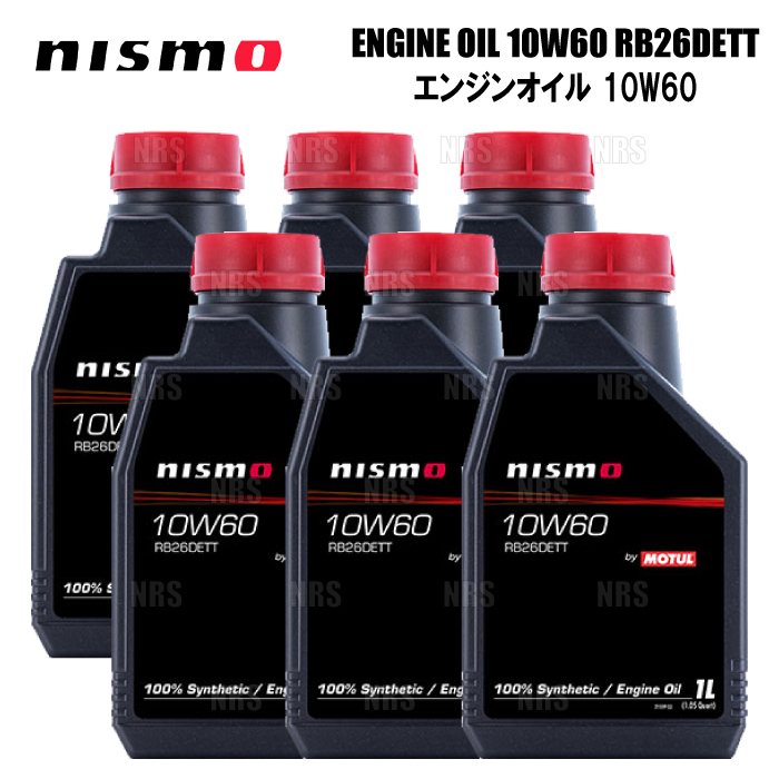 NISMO ニスモ ENGINE OIL エンジンオイル 10W60 RB26DETT エンジンオイル 1L x 6本 (KL101-RN641-6S拍卖