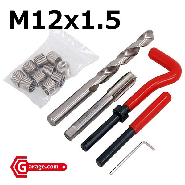 DIYtool 手軽につぶれたネジ補修 ネジ山修正リコイルキットM12x1.5 B133拍卖
