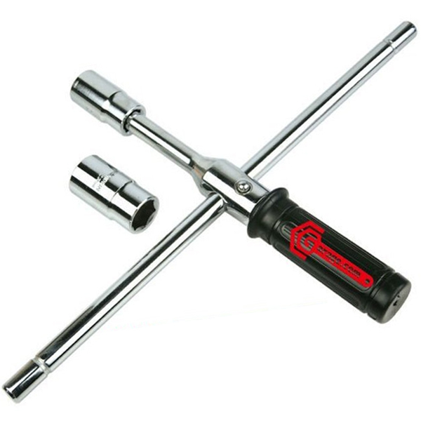 倍力クロスレンチで楽々タイヤ交換! 4pc早回しレンチセット J077拍卖