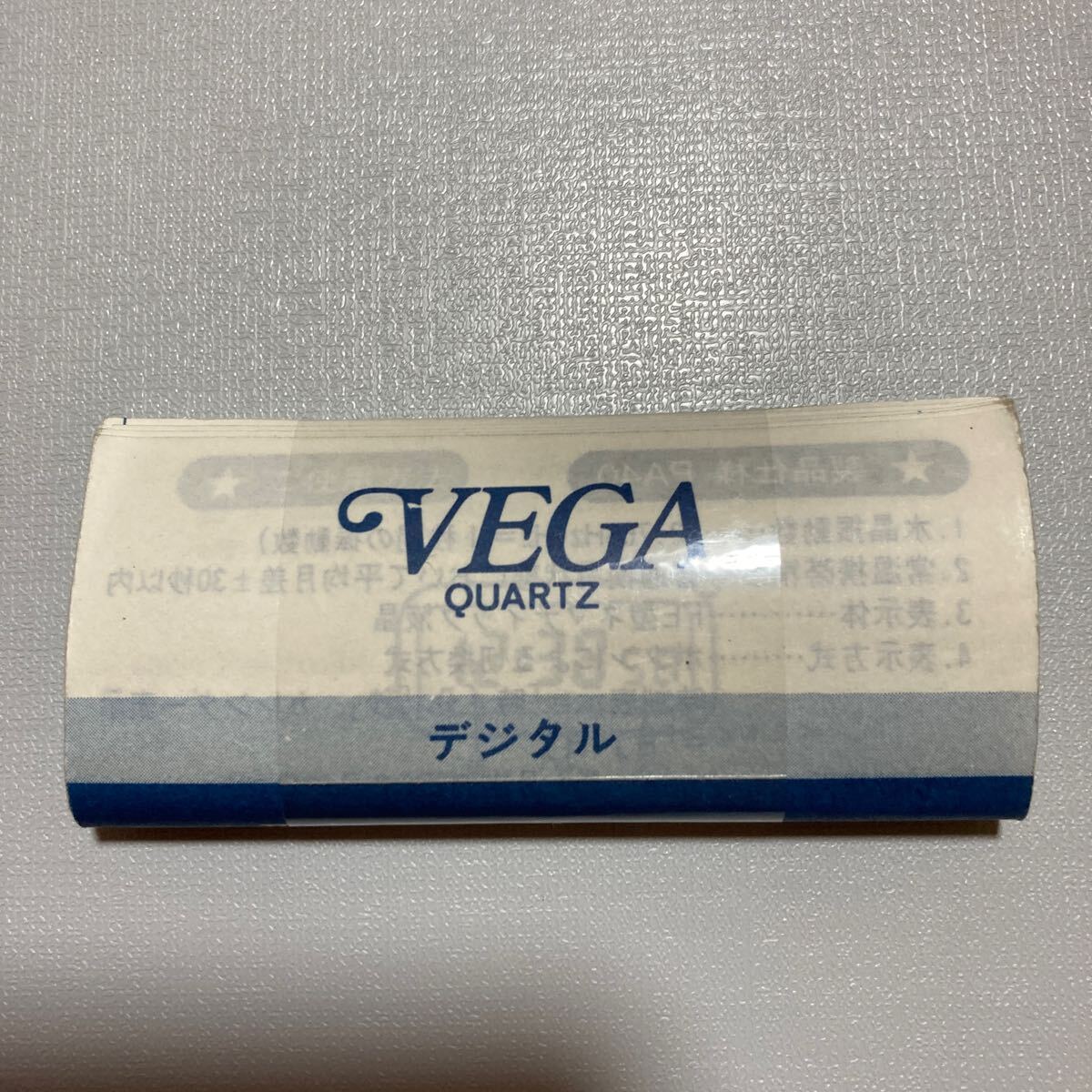 n 5763 シチズン VEGA QUARTZ デジタル PA40 取扱説明書・保証書 デッドストック品拍卖