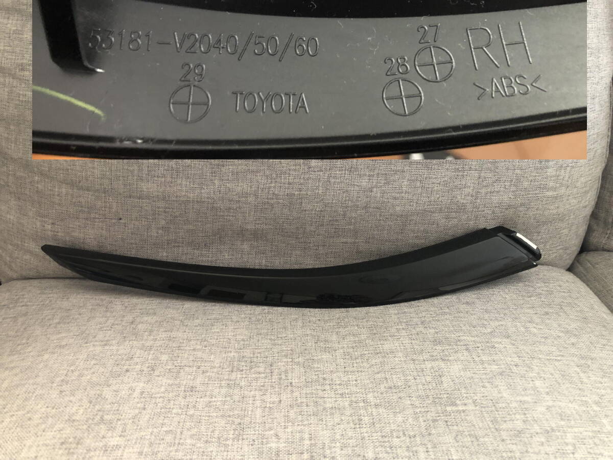 TAHA40W TAHA45W ヴェルファイア 純正 右ヘッドライトモール拍卖