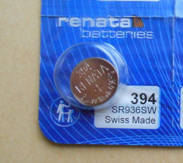 renata(スイス)★ 時計用電池 SR936SW ★2027年8月拍卖