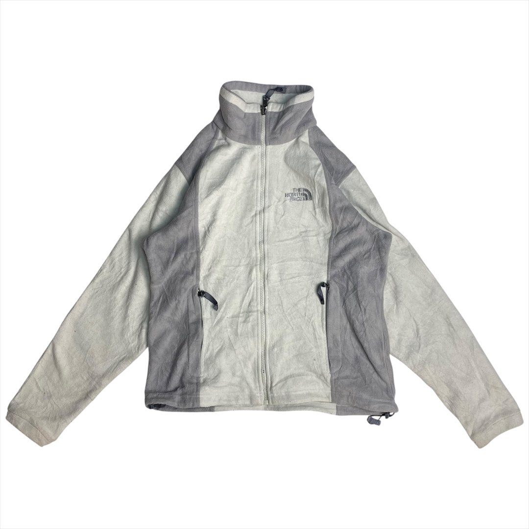Vintage ザ ノースフェイス フルジップ フリース ジャケット ホワイト THE NORTH FACE 古着 レディース S ヴィンテージ ビンテージ拍卖