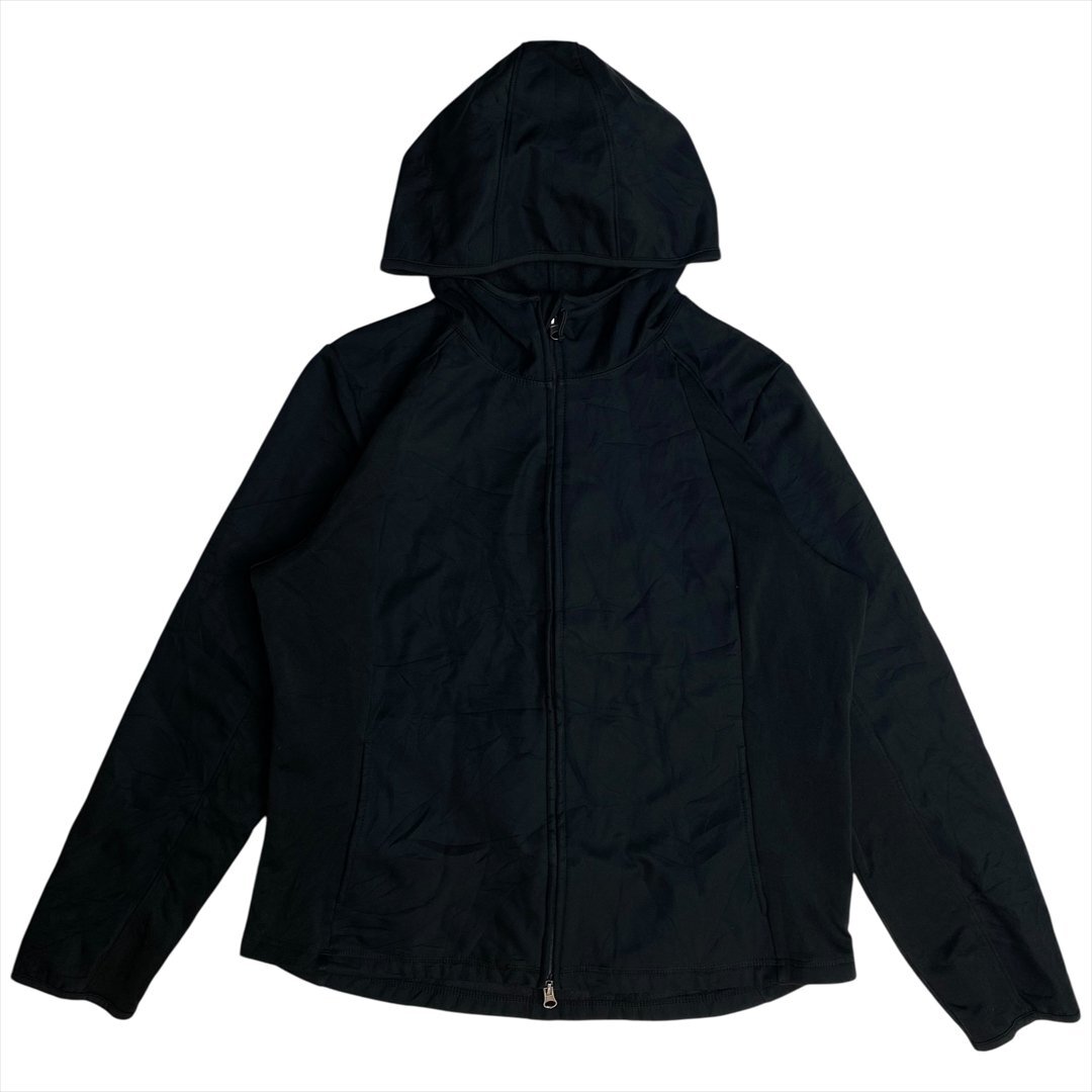 Vintage チャンピオン 裏地フリース ジャージ パーカー ブラック Champion 古着 レディース L ビンテージ ヴィンテージ拍卖