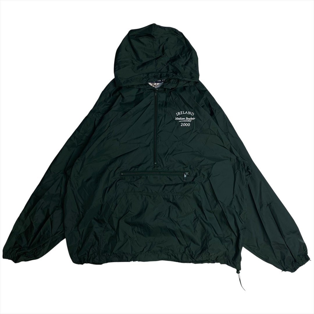Vintage 00s LUNA PIER ルナピア ナイロン アノラック パーカー グリーン 古着 メンズ XL ウィンド ウインド ブレーカー ヴィンテージ拍卖