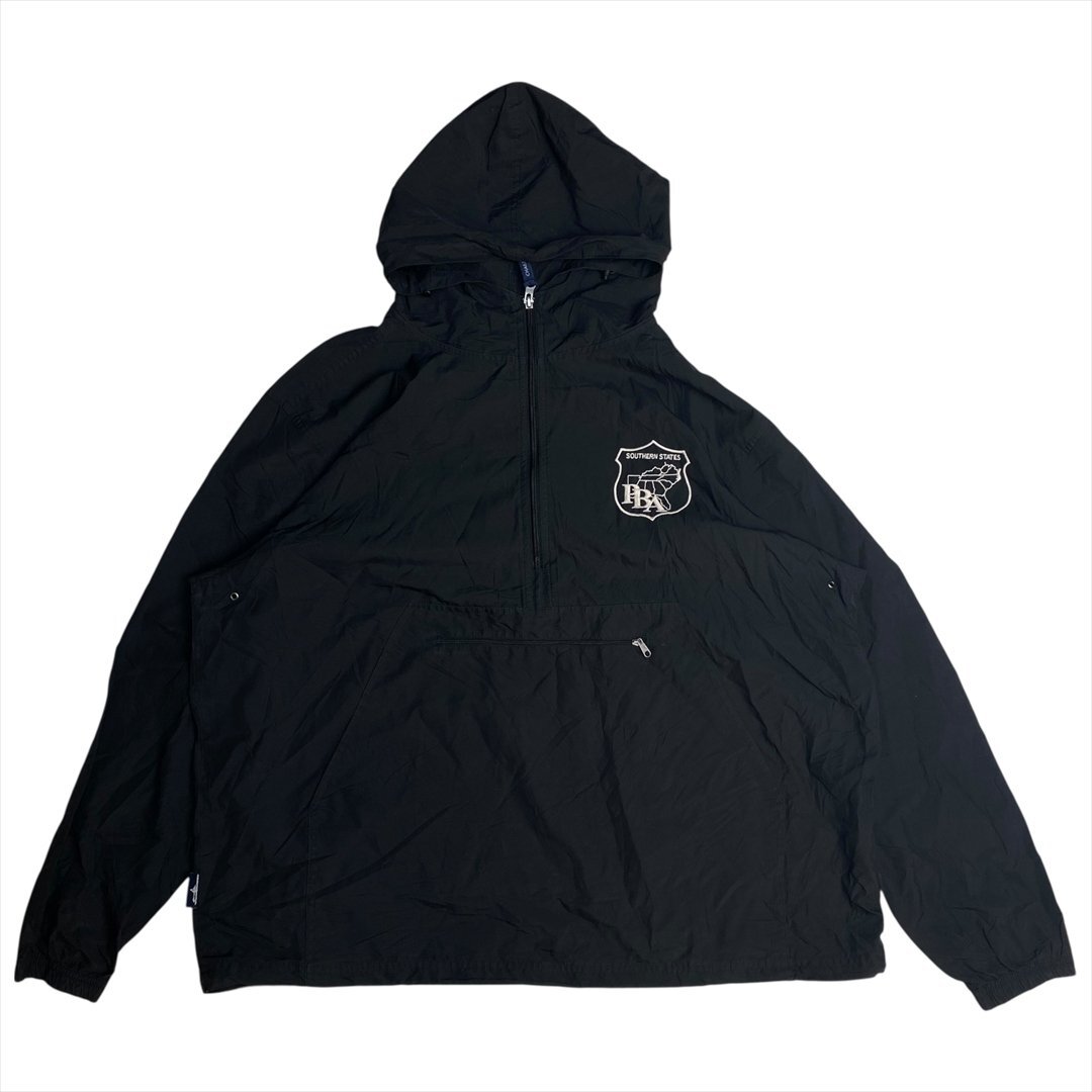 Vintage CHARLES RIVER APPAREL ナイロン アノラック パーカー ブラック 古着 メンズ XXL ウィンド ウインド ブレーカー ヴィンテージ拍卖
