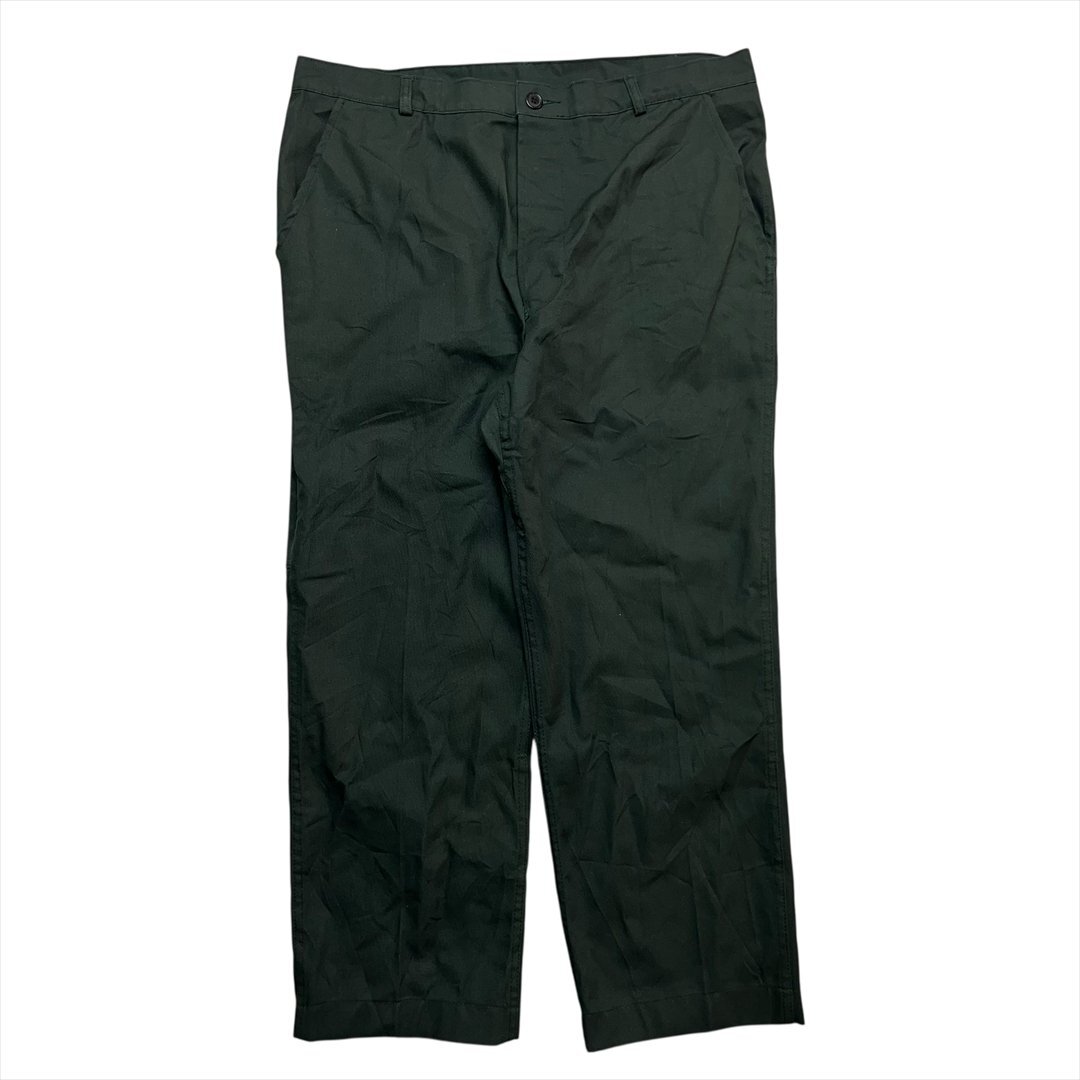 Vintage FRANCE フランス ワーク パンツ ボトムス メンズ FREE グリーン 古着 ワイド だぼパン ユーロ ヴィンテージ ビンテージ拍卖