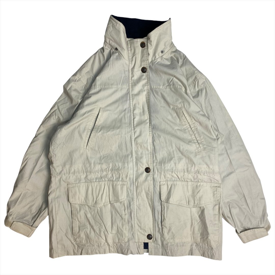 Vintage 90s PACIFIC TRAIL マウンテン ジャケット レディース L ベージュ 古着 襟フリース 裏地チェック ビンテージ ヴィンテージ拍卖